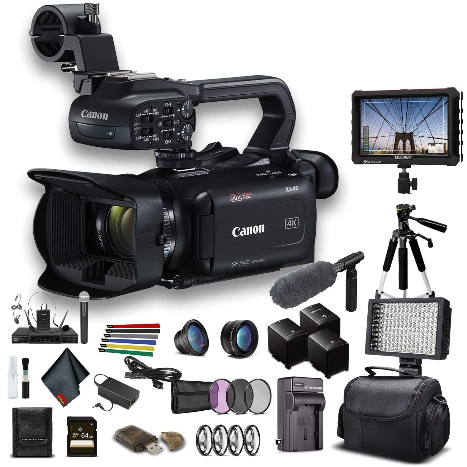 XA40 【4K業務用】Canon Canon Europe Canon - Camcorder Professional XA45/XA40 ビデオカメラ