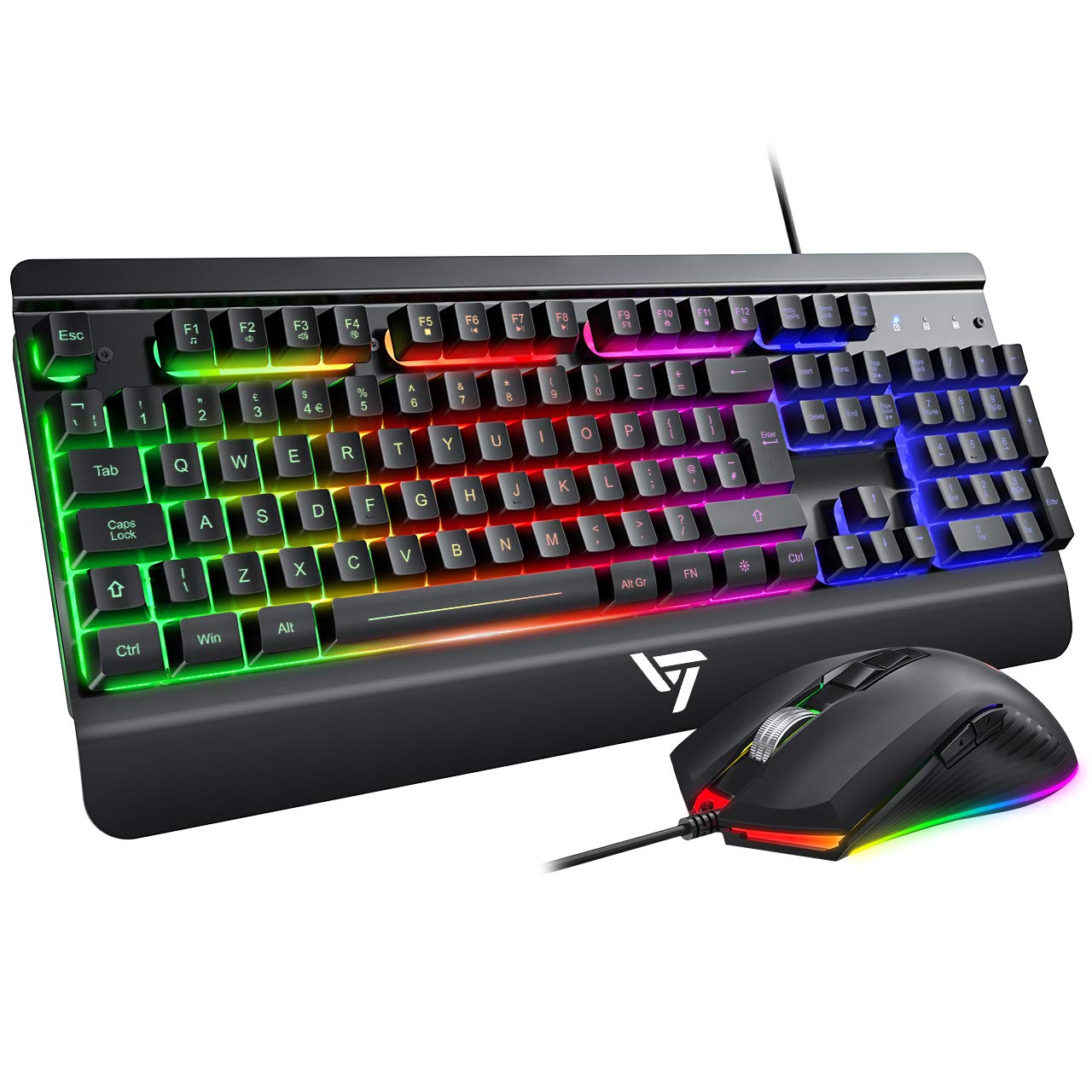Buy Wired Gaming Keyboard and Mouse Combo, Light Up & LED Backlit