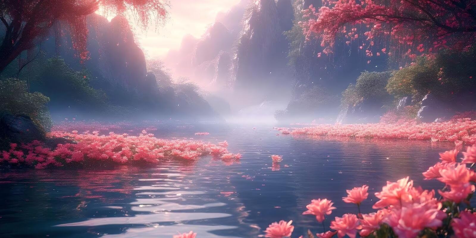 Malen Nach Zahlen Blume Landschaft, Malen Nach Zahlen ab 5 6 7 9 Jahre Mädchen, DIY Bunte Oil Painting Kit Erwachsene und Anfänger mit Acrylmalerei und Pinsel, Leinwand Kunsthandwerk 70x140 cm K-296