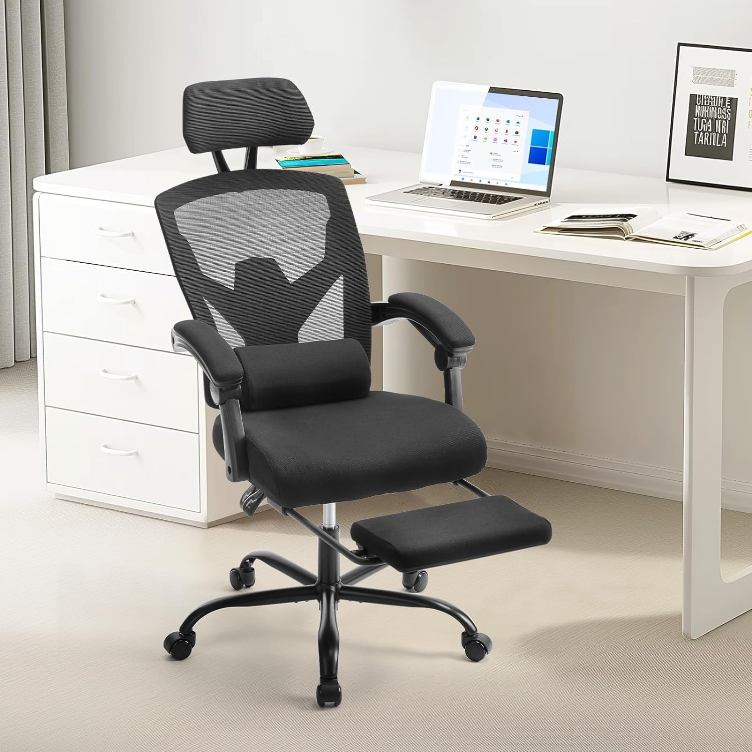 Office Computer Desk Chair, Ergonomic HighBack Mesh