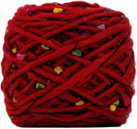 お求めやすく価格改定 編み糸 混紡糸 毛糸 K 007 3玉セット G 15 Oriraku 織り楽 未使用 新品 カラフルな小さなポンポン 約45m 1玉50g 系 ブル Col 7 極太 その他 Labelians Fr