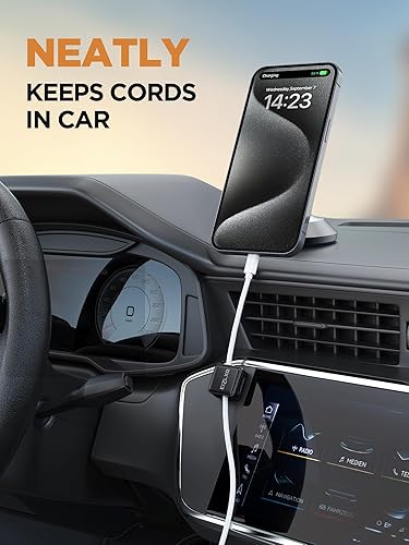 Miniatura 6 de Organizador de cables magnéticos, paquete de 8 unidades para organizar cables debajo del escritorio, clips magnéticos adhesivos para cables para el