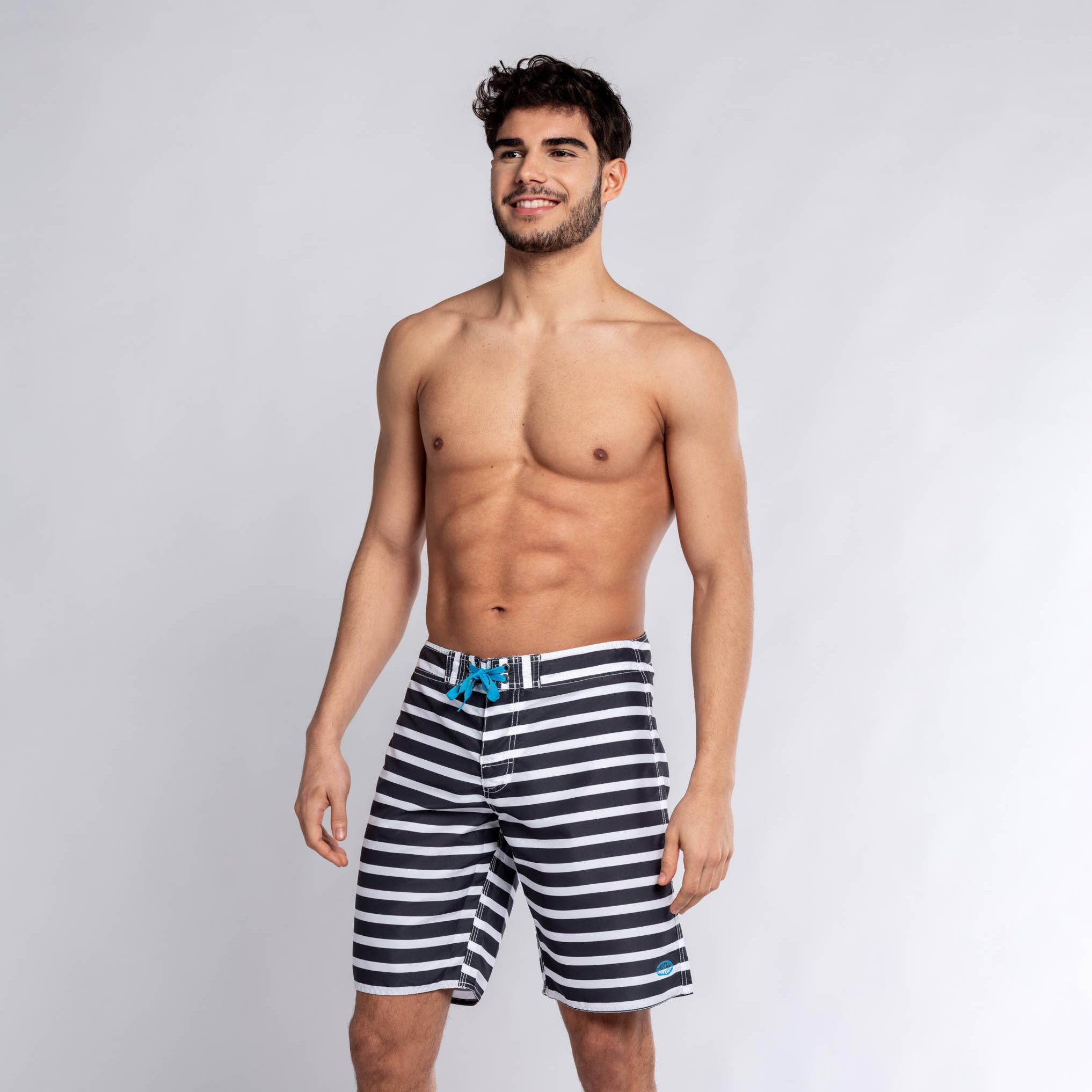 Panareha Boardshorts de poliéster Reciclado para Hombre SANUR Negro (46)