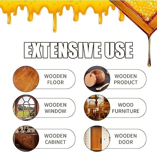 Miniatura 5 de Spray de cera de abeja micromolecularizada natural, 4.1 fl oz de cera de abejas para muebles, limpiador en aerosol de cera de abeja (1 unidad)