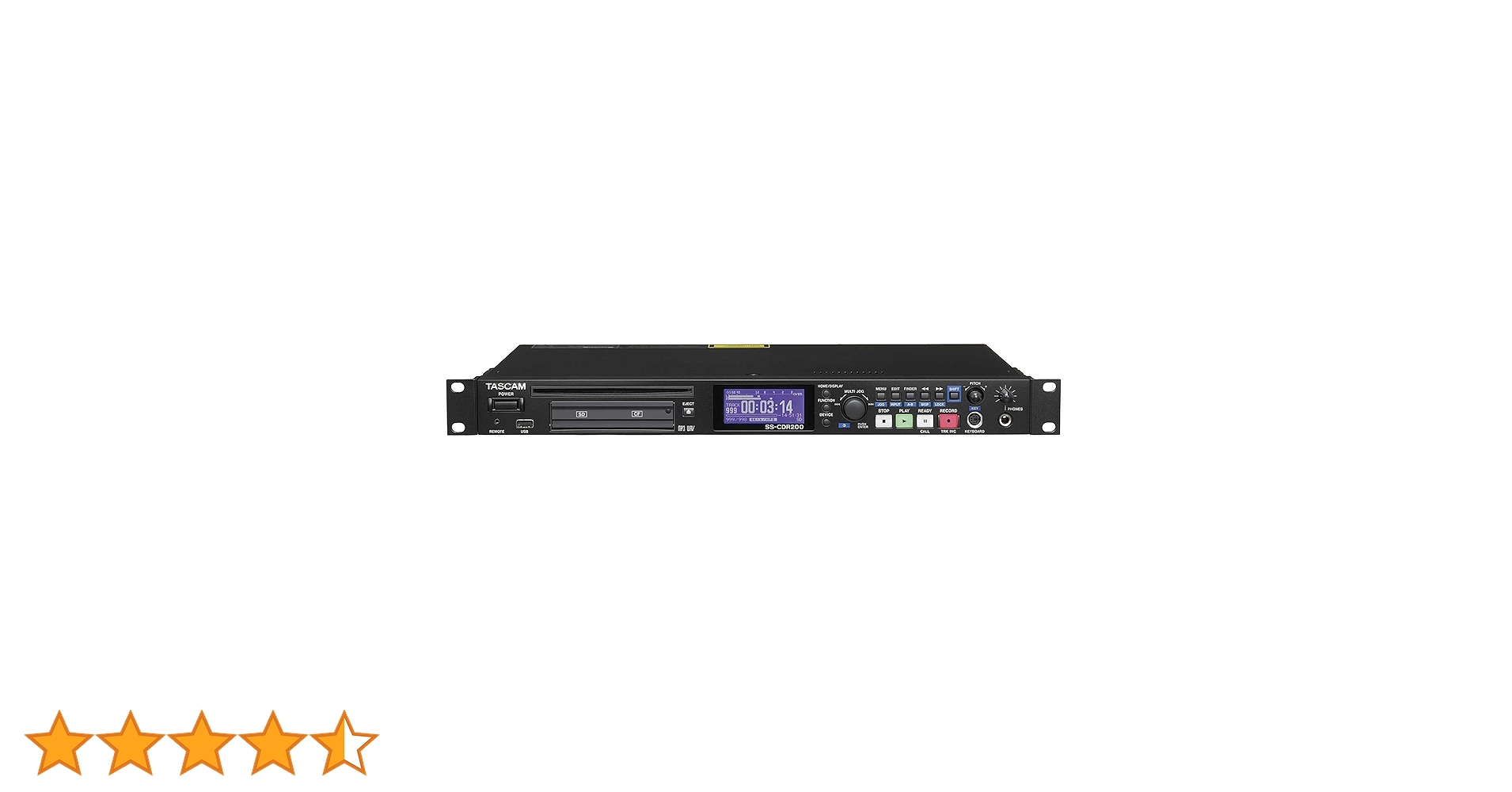 Tascam SS-CDR200 ソリッドステート ステレオオーディオレコーダー ソリッドステート/CD ステレオオーディオレコーダー『SS-CDR200
