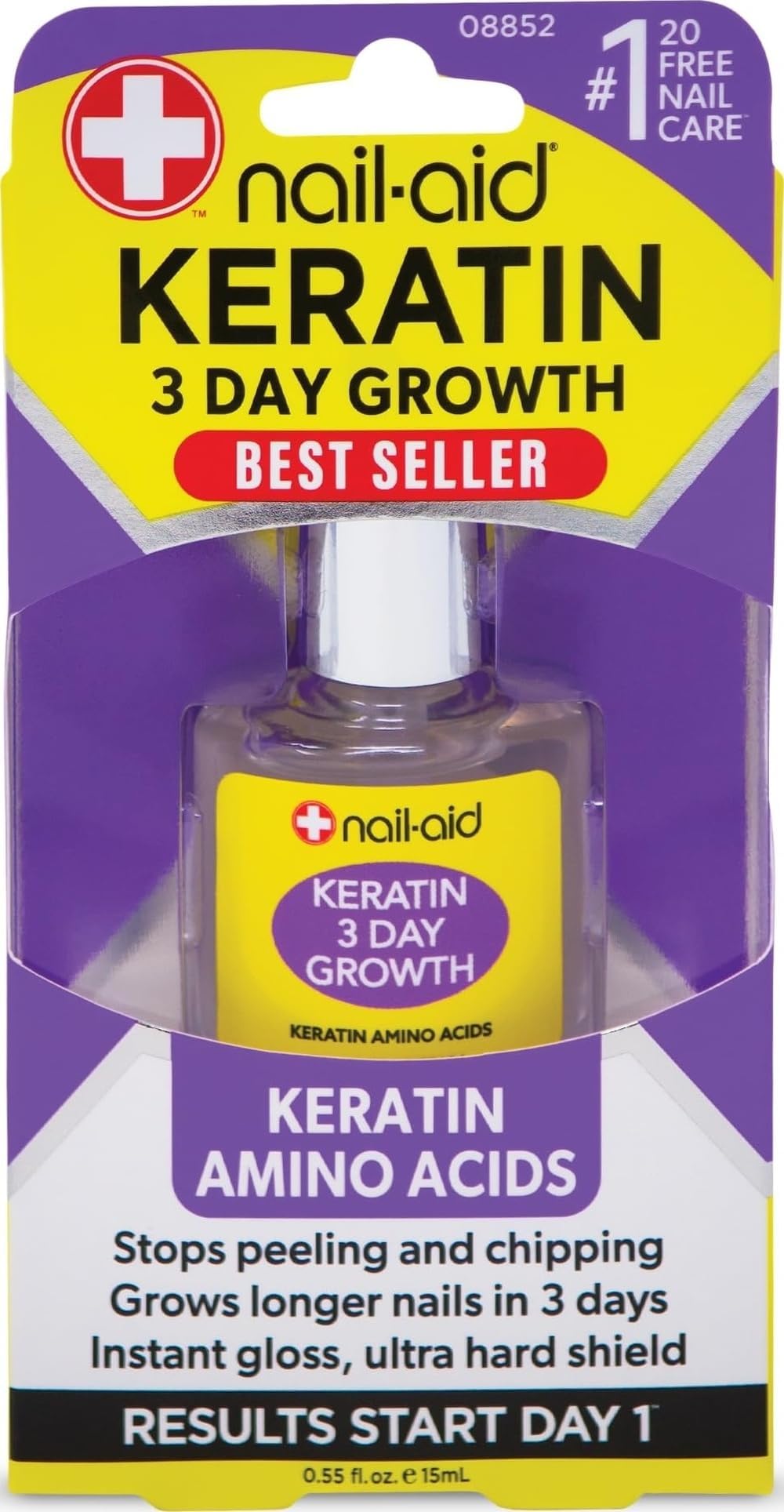 Keratin 3 Day Growth Nail Strengthener