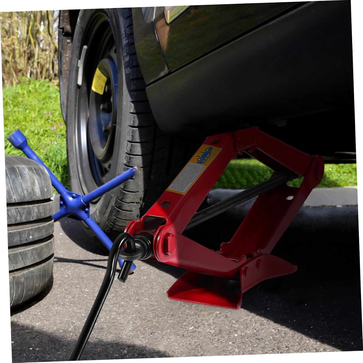 Ciieeo Car Scissor Lift Jack Height for Tire Replacement Durable Rv Stabilizer Motorcycle Lift Lightweight and Stylish Auto Repair Tool