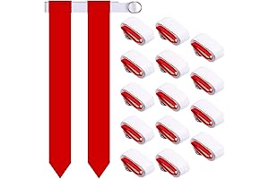 Sintege 14-Player Red Flag Football Belts: Adjustable Flags and Belts for Team Training