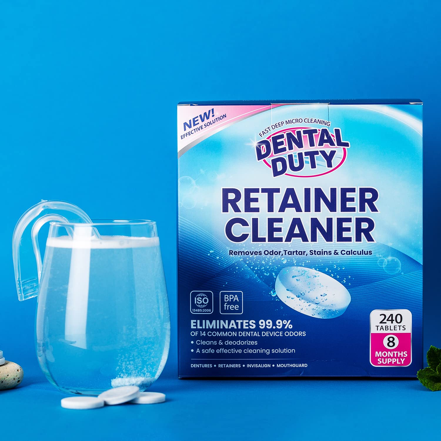 Buy 240 Retainer and Denture Cleaning Tablets (8 Months Supply