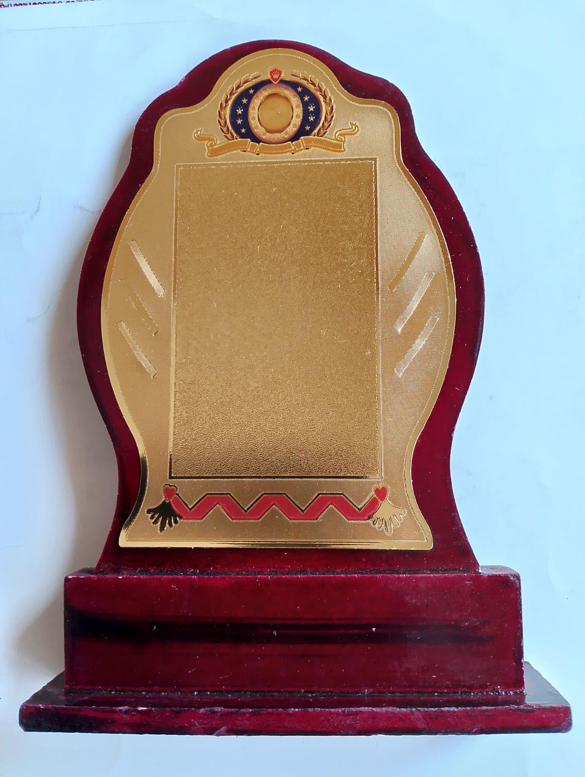 Premium Wooden Shield Trophy Award with Gold Finish Plate | Appreciation Memento for Corporate Employee Recognition, School Awards, Sports Competition, Achievement Trophy & Personalized Engraving-picture-14