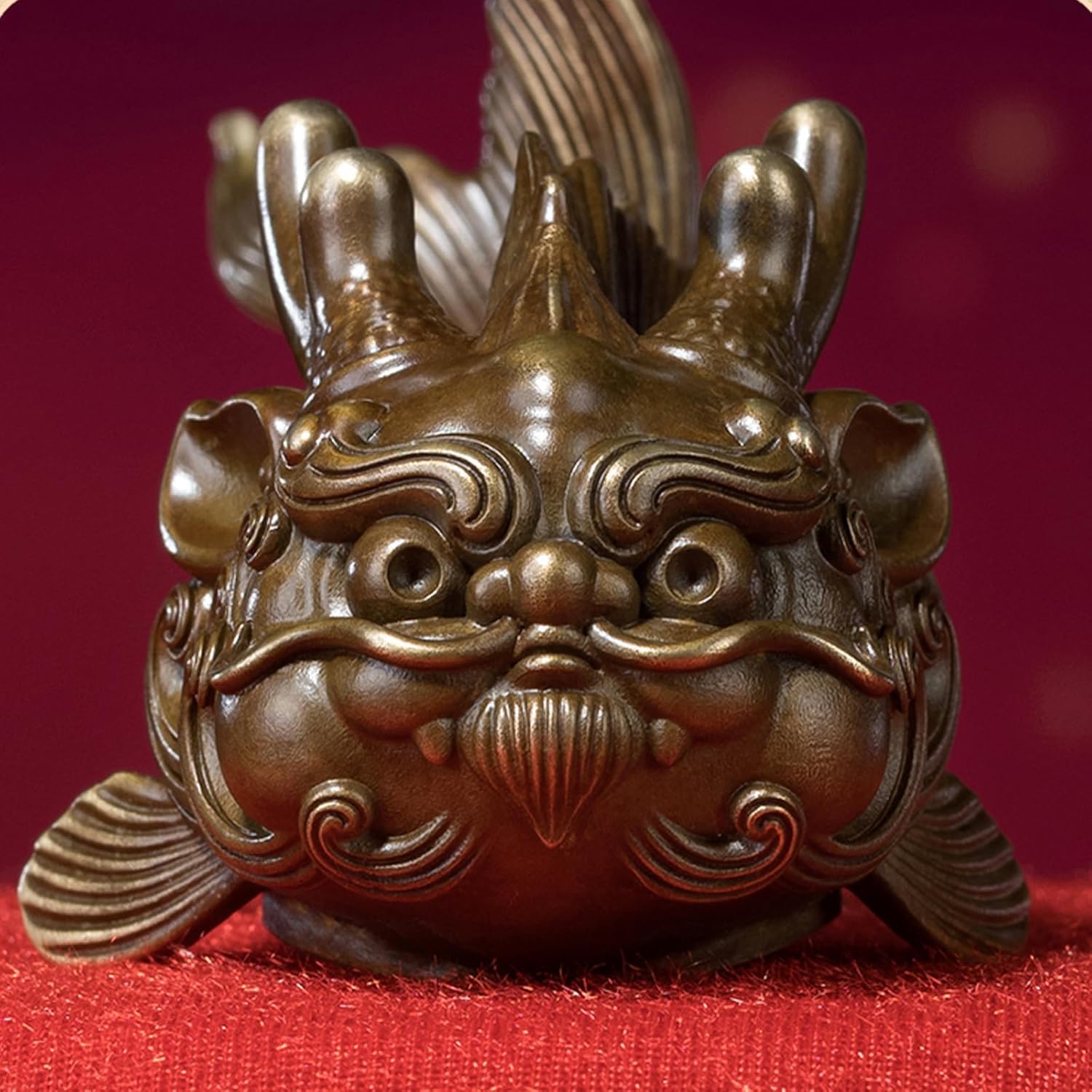 篆刻遊印「魚化龍」うおりゅうとかす。 篆刻遊印「魚化龍」うおりゅうとかす。