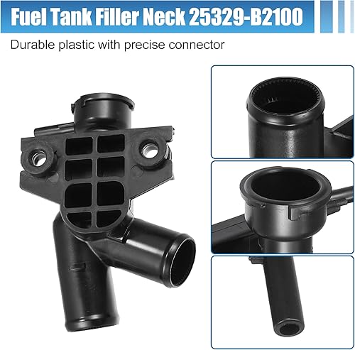 Miniatura 4 de uxcell No.25329-B2100 Cuello de relleno del radiador del motor W/O Cap para Kia Soul 2.0L L4 2014-2019 Brida de tubo de agua del cuello del relleno