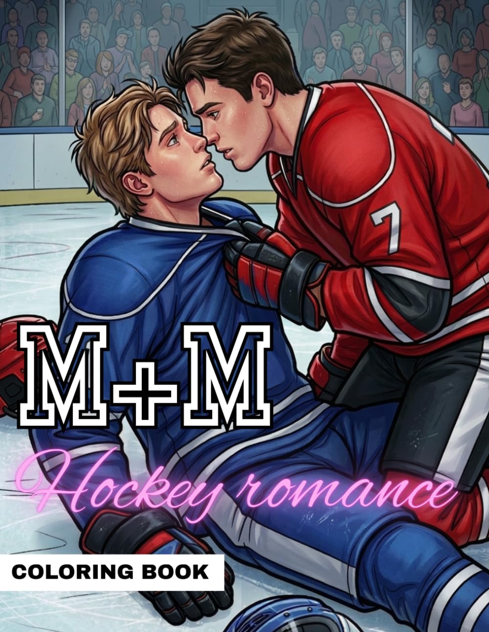 Hockey Boys in Love: M/M Hockey Romance Coloring Book for Adults – BL Sports Rivals to Lovers