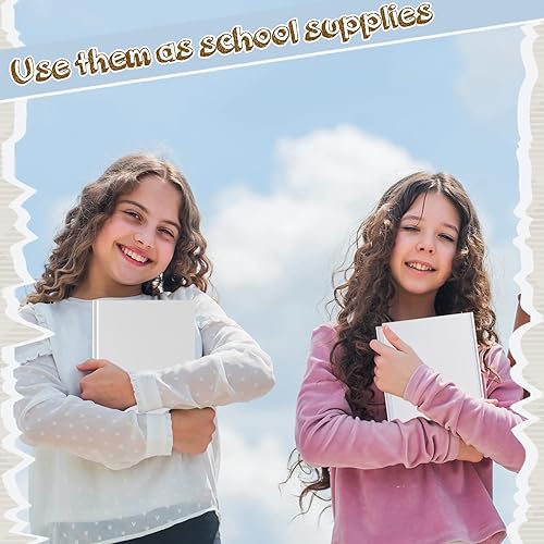 Miniatura 5 de Henoyso 8 piezas de cuadernos en blanco A5 al por mayor, 100 hojas200 páginas, cuadernos de bricolaje sin líneas, cuadernos de bocetos de cartón