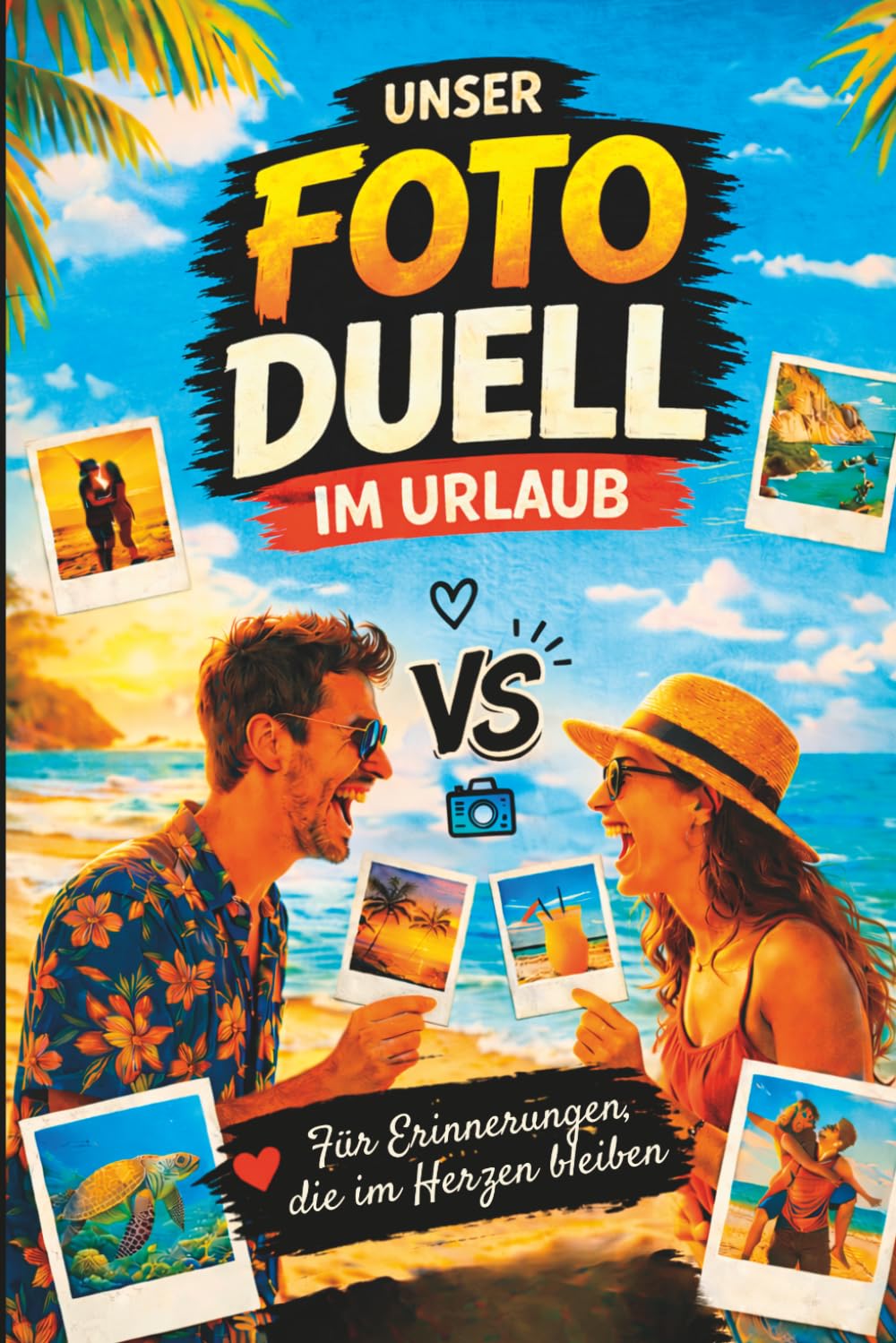 Unser Fotoduell im Urlaub – Das kreative 1 gegen 1 Foto-Challenge Buch für Paare: Lustige Fotoaufgaben, kreative Challenges & unvergessliche Erinnerungen für eure Reise - ideales Geschenk für Paare