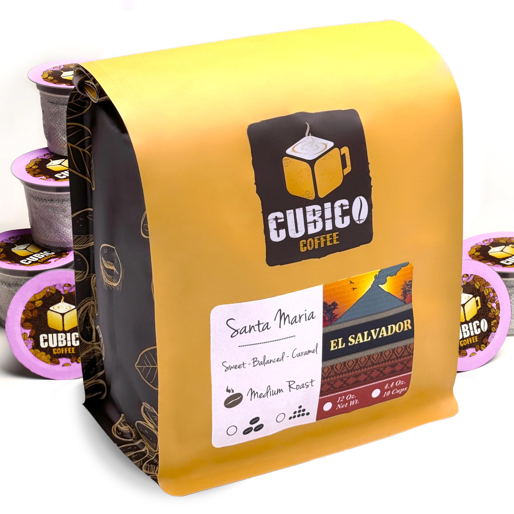 Amazon.com: Cubico Coffee Medium Roast El Salvador Single Origin