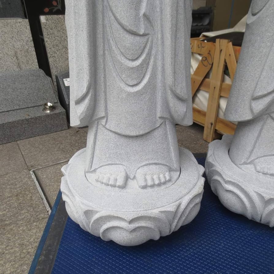 Amazon.co.jp: サンソー 地蔵菩薩 御影石 癒しのお地蔵さん 高級仕上げ