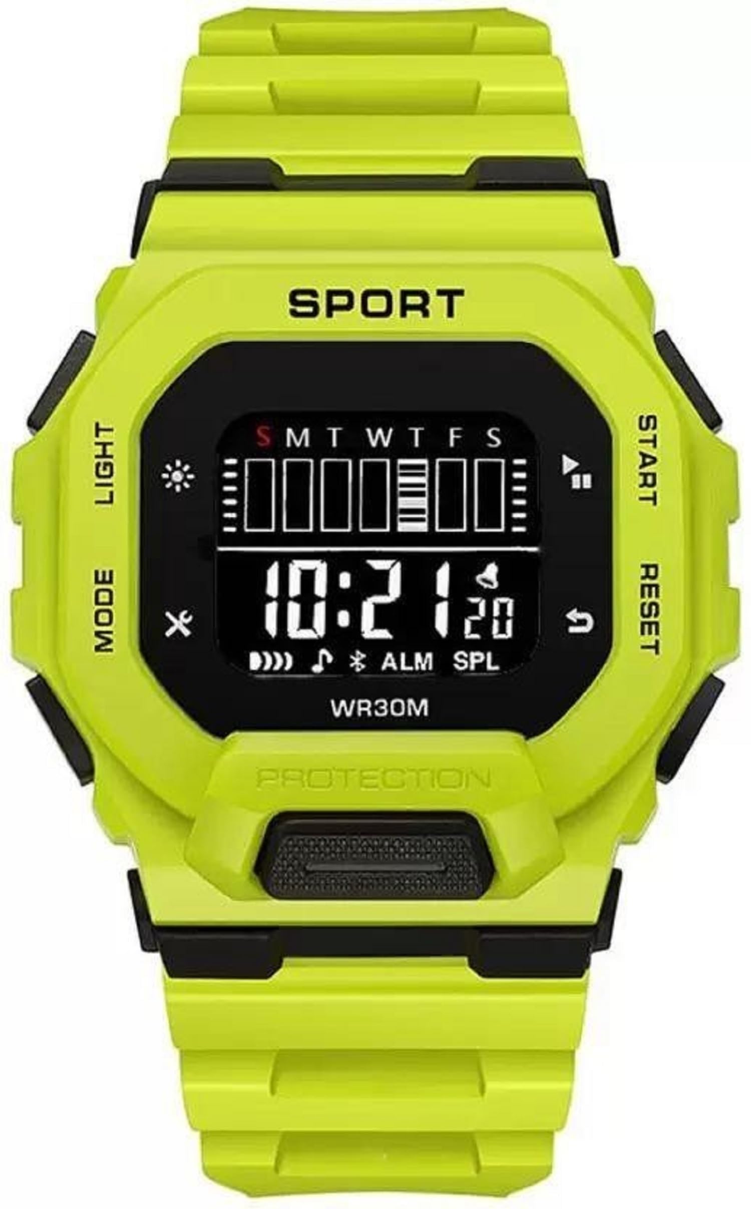 Viser Digital Dial Shock-Proof Water & Dust Resistant Alarm Stopwatch Student Watch for Boys & Girls (Age 5-17 Years)-GSK-101 (P Green) (B0CTGJVHMY) Amazon Price History, Amazon Price Tracker