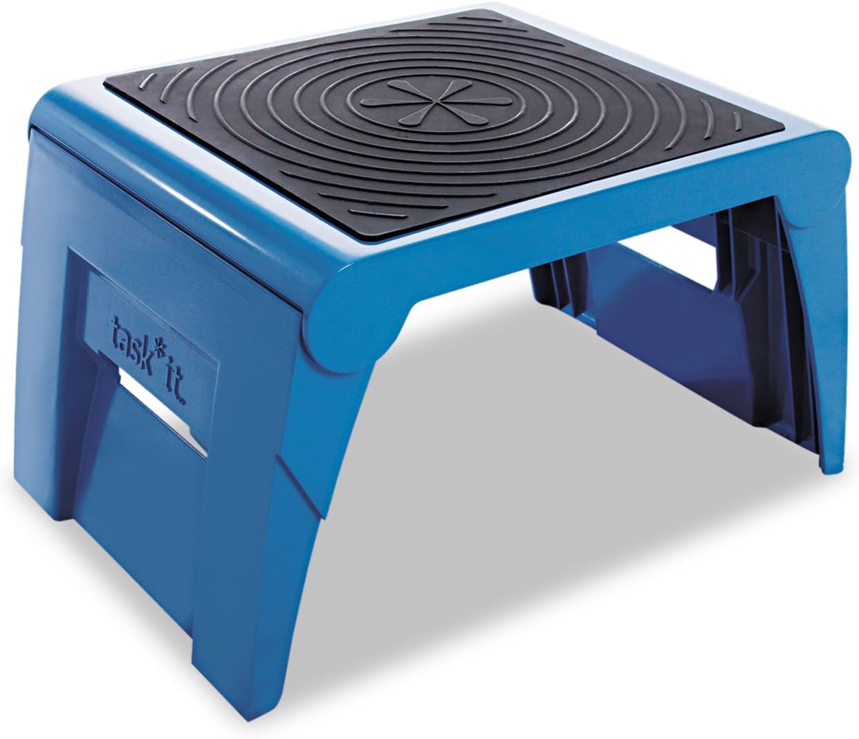 Cramer 50051PK63 Folding Step Stool, 300lb Cap, 14w x 11 1/4d x 9 3/4h, Blue