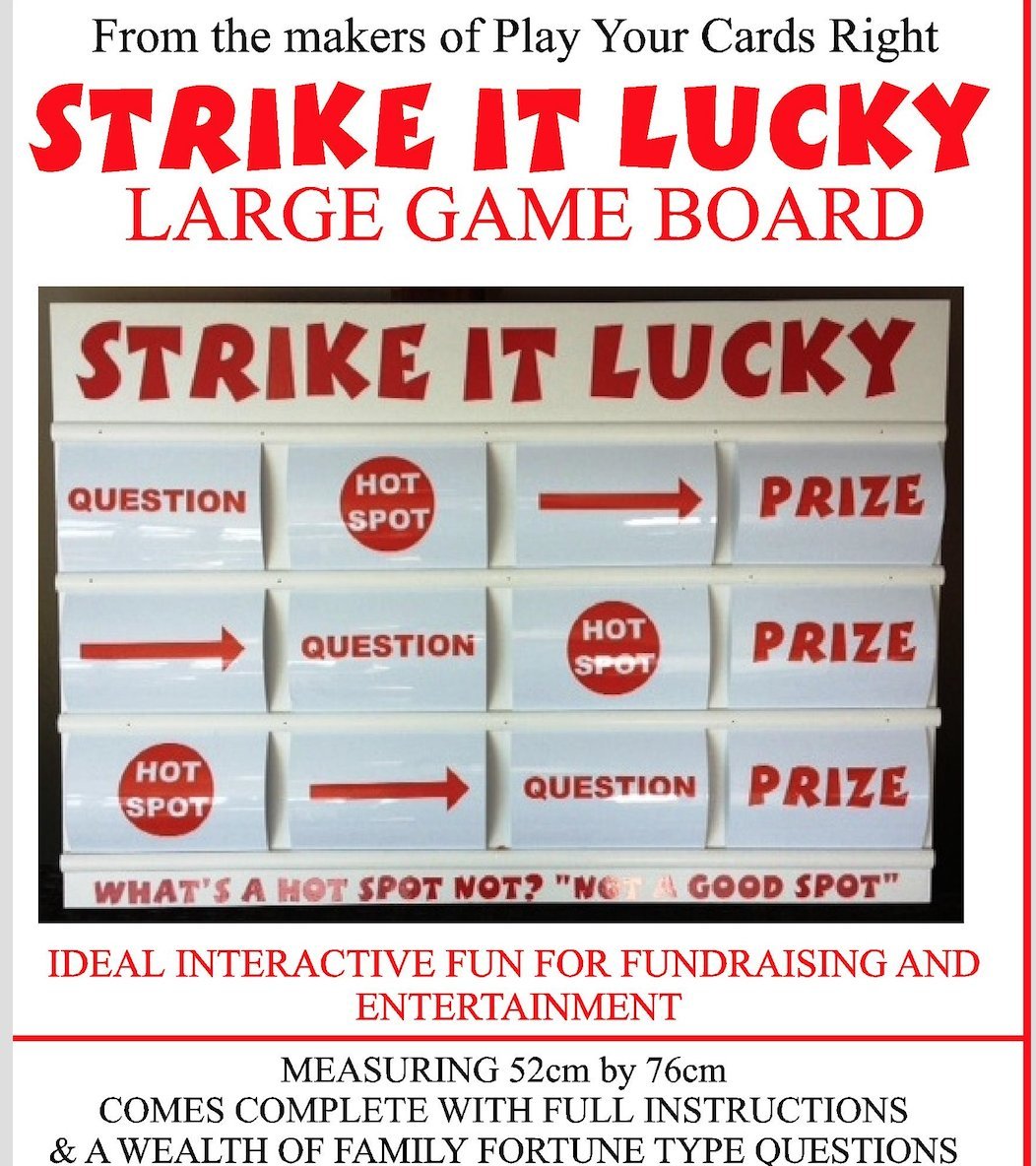 BespokeSTRIKE IT LUCKY LARGE FUNDRAISING PUB ENTERTAINMENT GAME BOARD