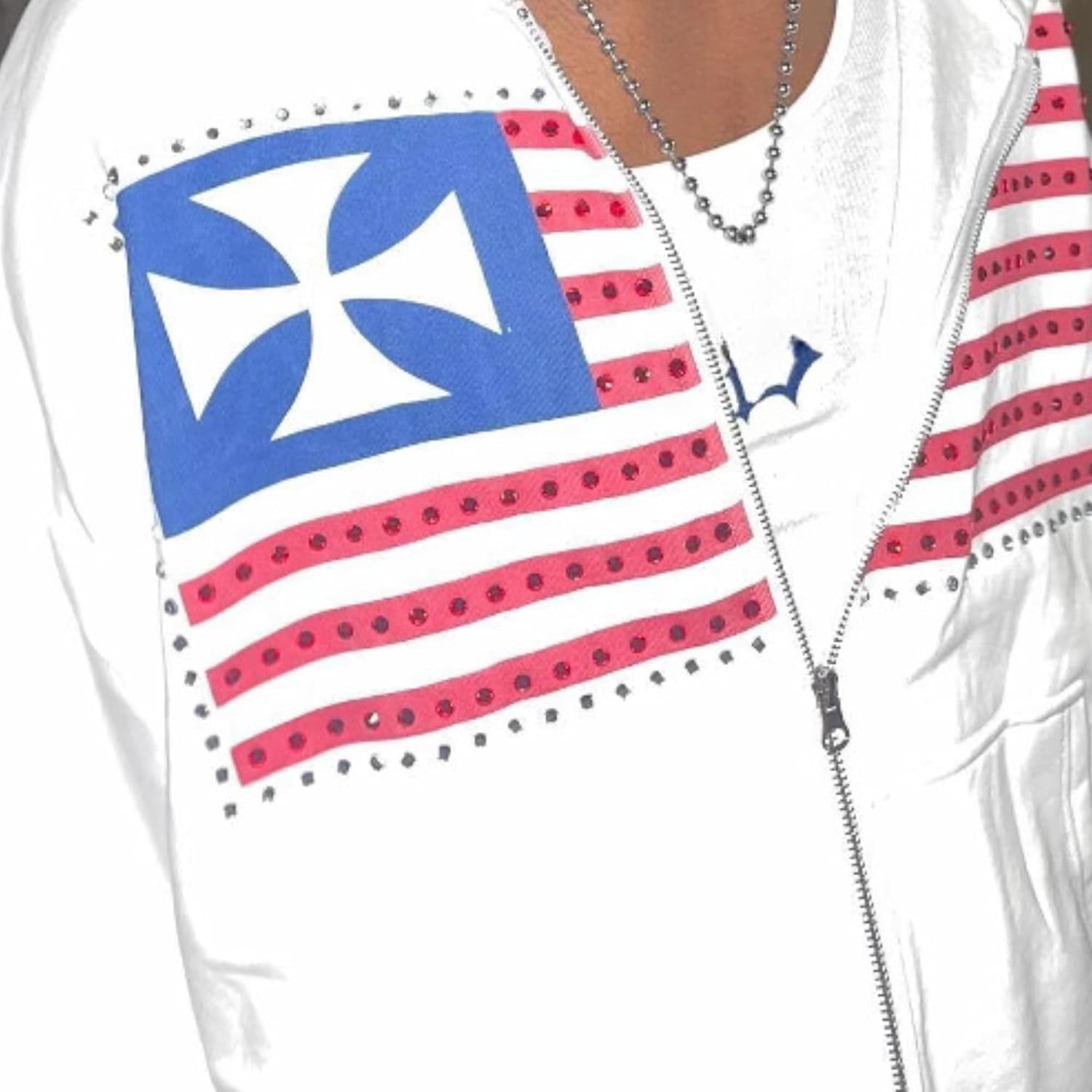 XPONNI Y2k Zip Up Hoodie Unisex Oversized Graphic Sweatshirts Grunge Jacket 2000s Emo Outfit Rapper Hip Pop Streetwear - Image 7