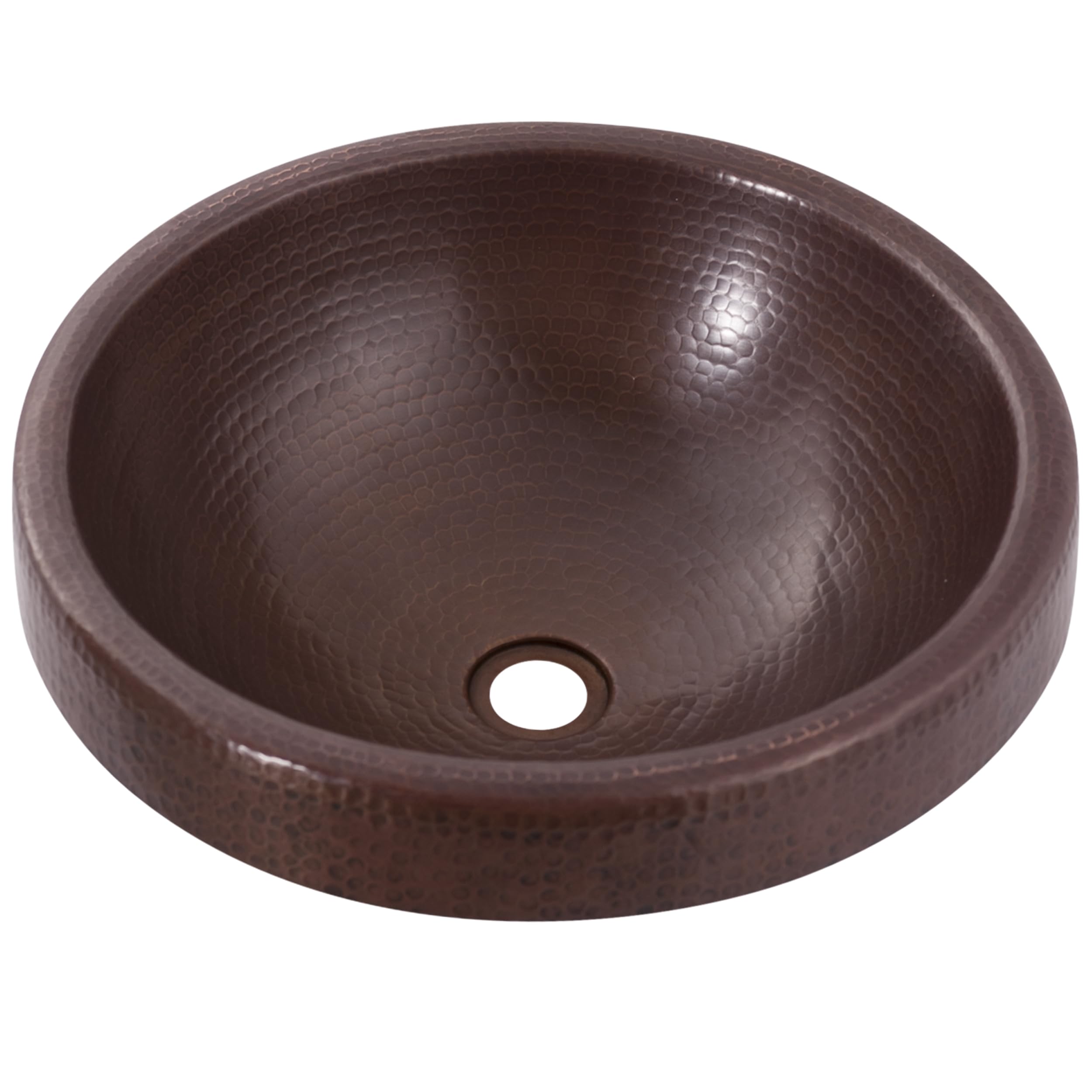 Évier en cuivre de salle de bain Novatto GRANADA TCU-014AN vasque ronde design rétro antique
