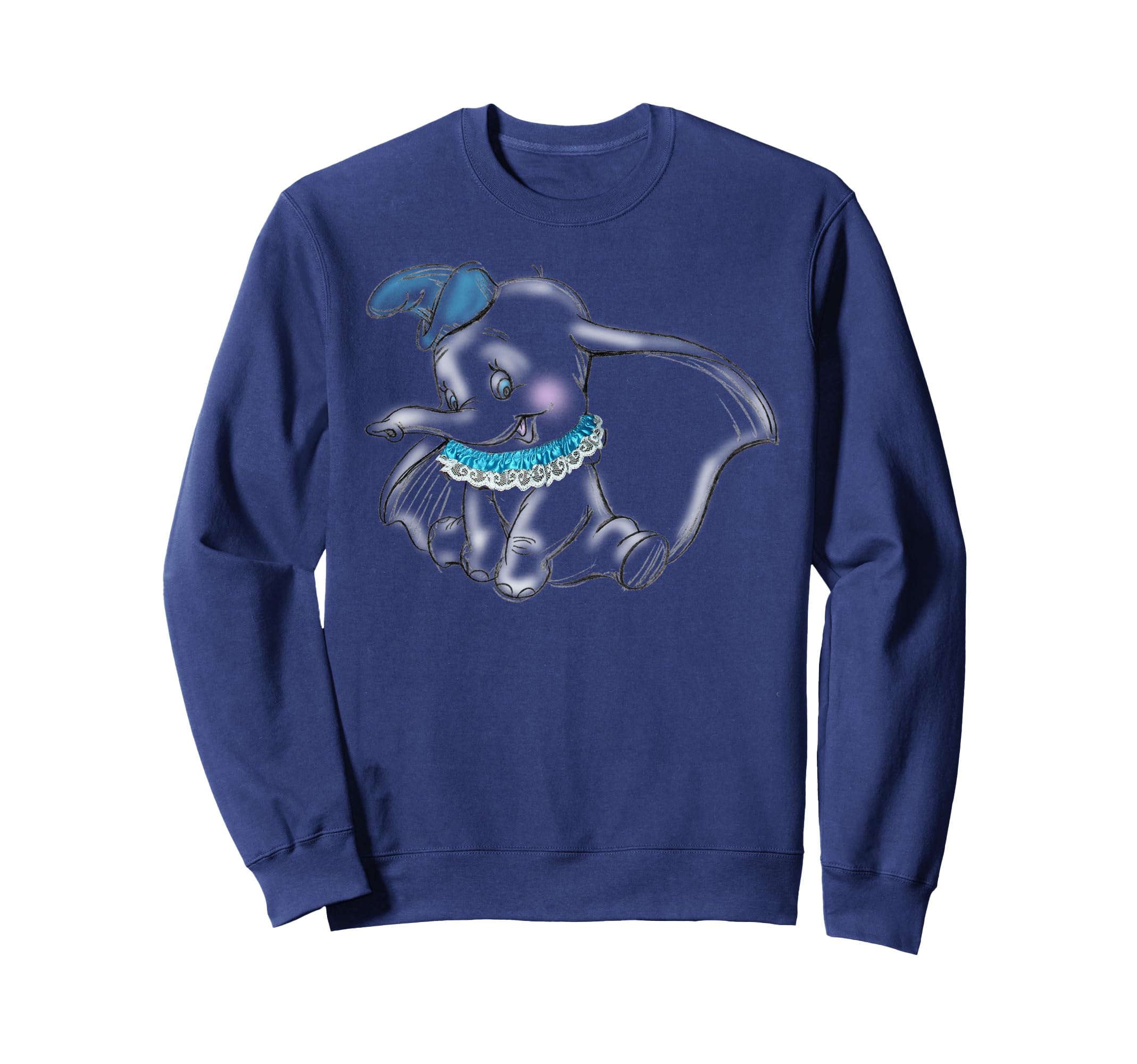 Sweat Dumbo Disney de qualité supérieure aux finitions soignées