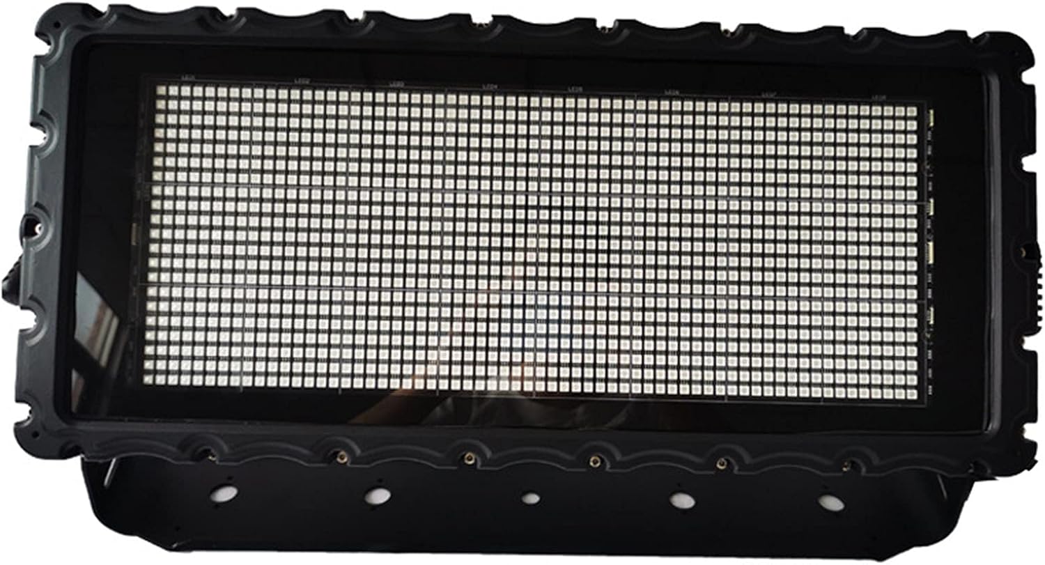 Strobe Stage Light Holiday Party Light LED Flashlight Waterproof with Voice Control Self-propelled Master-Slave DMX Multiple Colors and Multiple Lighting Effects