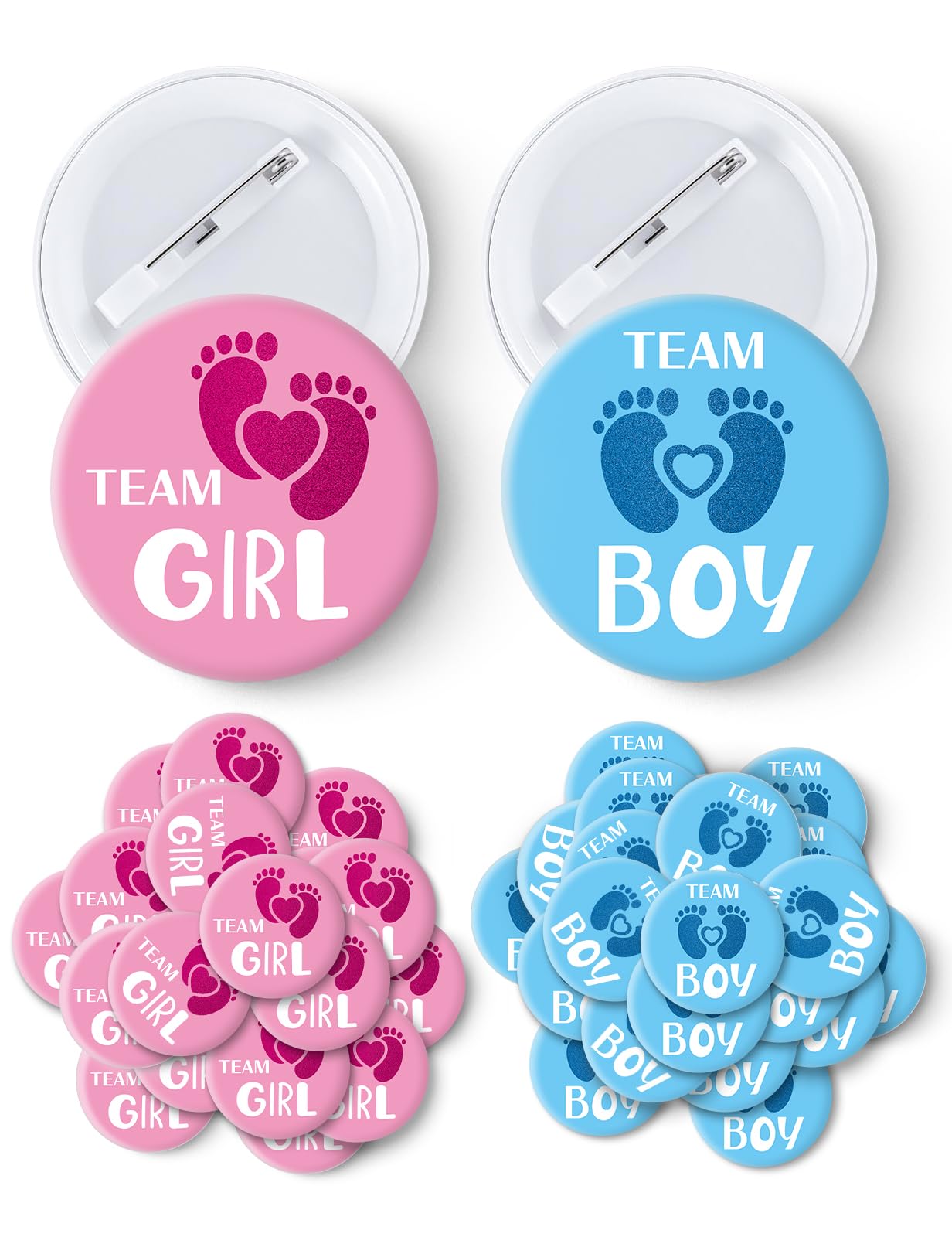 Épingles pour révélation du sexe et accessoires de décoration baby shower