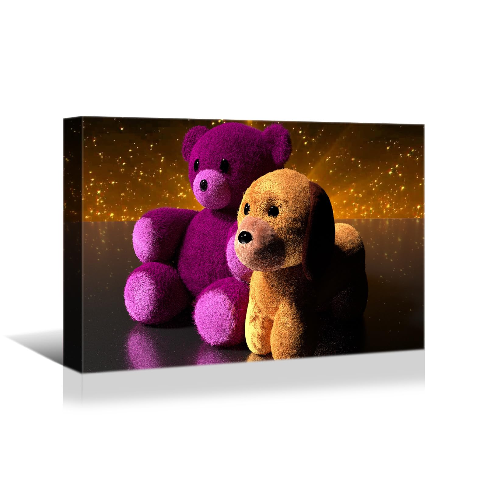 YONICA Custom Canvas Prints with Your Photos - 16x12 inch Personalized Wall Art for Bedroom, Living Room, Wedding Baby Pet Family Scenery Picture