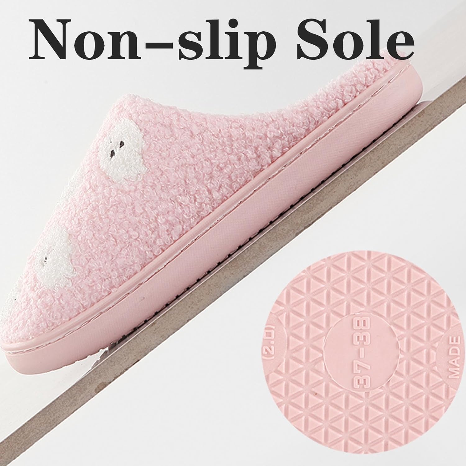 Womens Mens Slippers Retro Memory Foam Cute Cartoon Plush Fluffy Warm Fur Lined slippers Indoor House Home Winter Shoes - Image 4