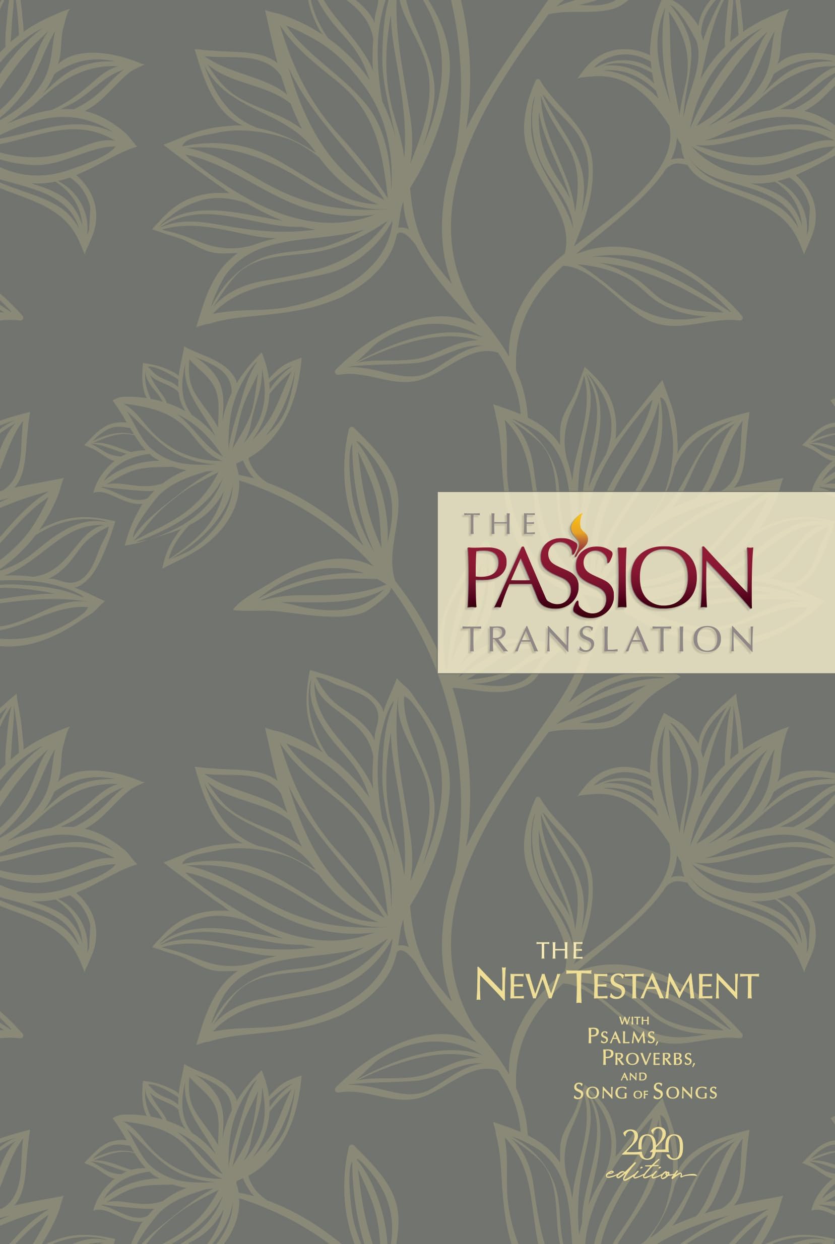 The Passion Translation New Testament (2020 Edition) Hardback, Floral: With P...