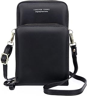 Borsa Piccola Tracolla Donna,Multifunzione a tracolla in pelle leggera,Portafoglio a Tracolla Crossbody Bag,Borsette Donna Tracolla con Fessure per Carte e Tracolla