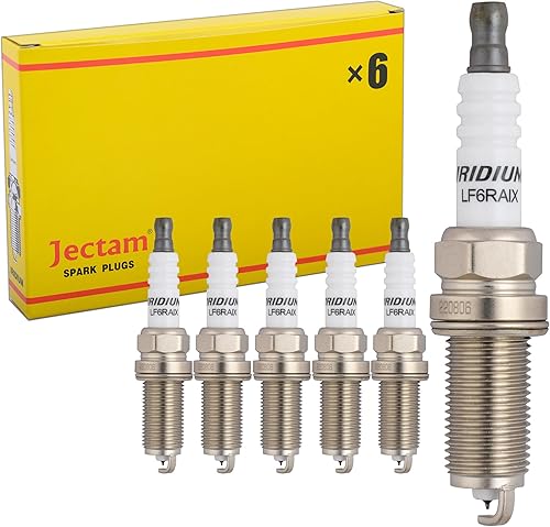 Bujías de repuesto automotrices, 6 bujías iridio SK20HR11 90919-01191 compatibles con 4Runner FJ Cruiser Land Cruiser Sequoia Tacoma Tundra Lexus