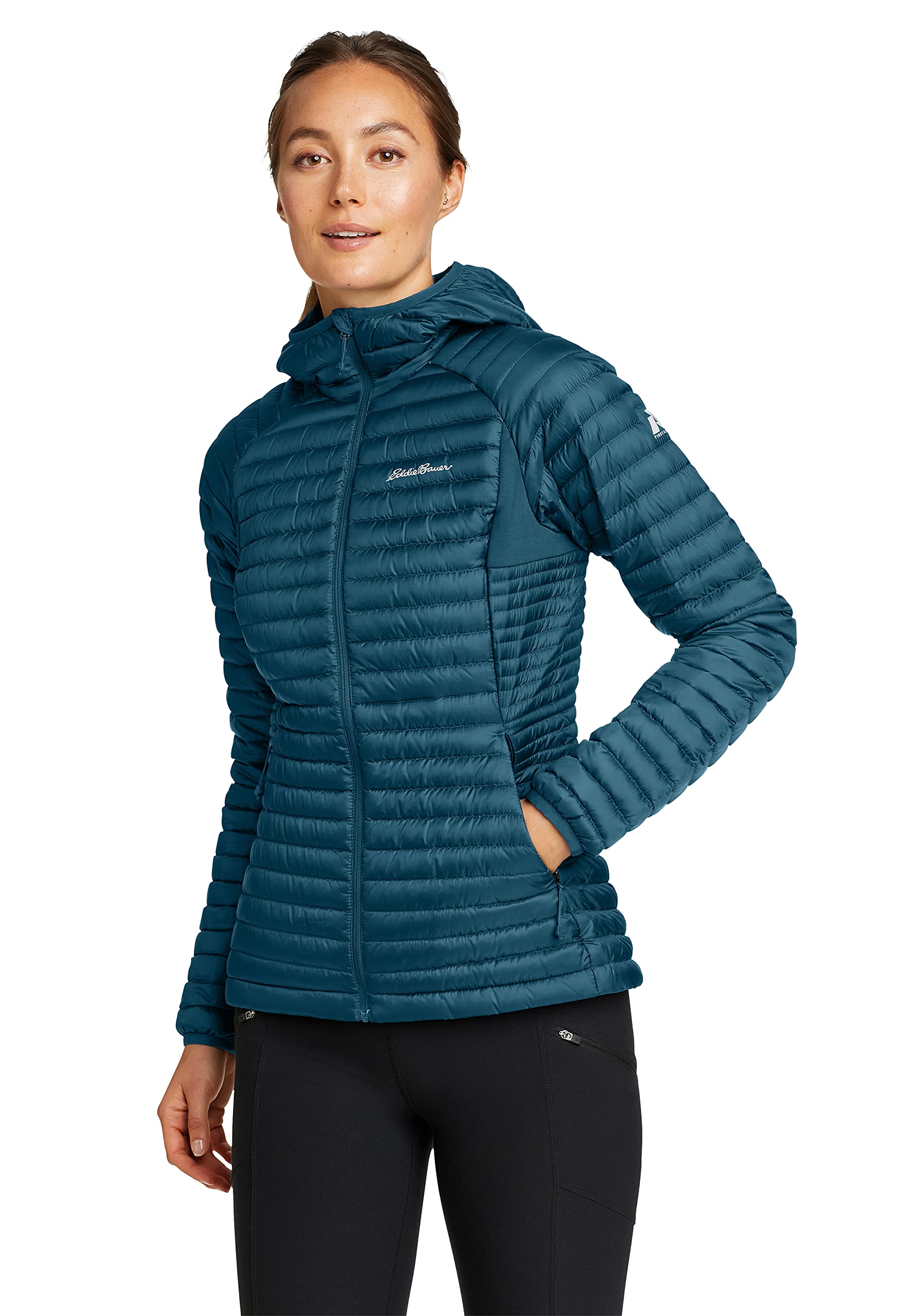 Eddie BauerWomen's MicroTherm 2.0 StormDown Jacket with Hood - Green