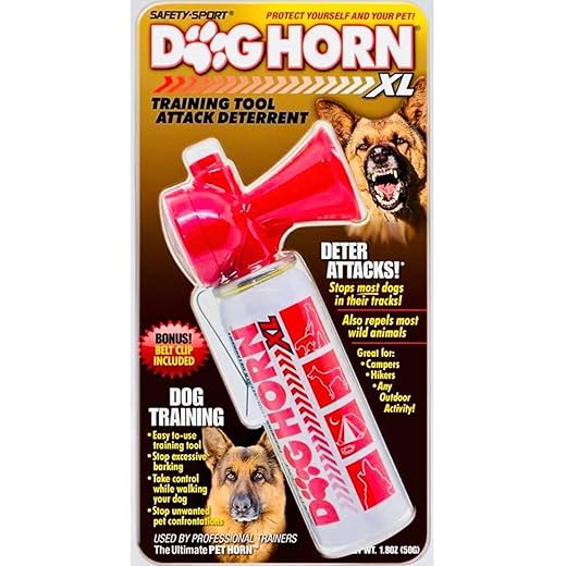 Dog Horn XL Air Horn - Protect Yourself & Your pet! Stops Attacks, Repels Wild Animals, Pet Training, Stops Barking, Jumping, Chasing, Fighting, Scratching, Chewing and More!