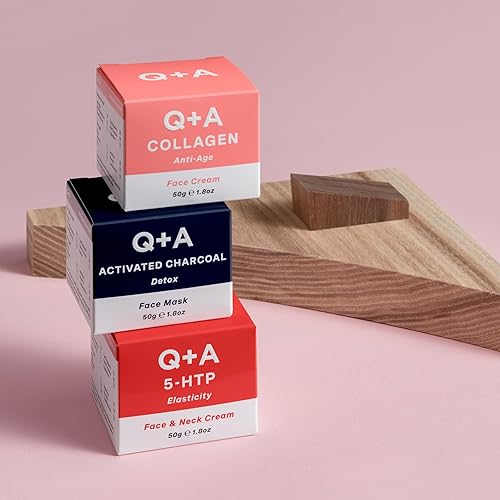Miniatura 9 de Q+A Crema facial de colágeno (1.76 onzas), cuidado facial natural antienvejecimiento con colágeno alimentado por plantas, manteca de karité y