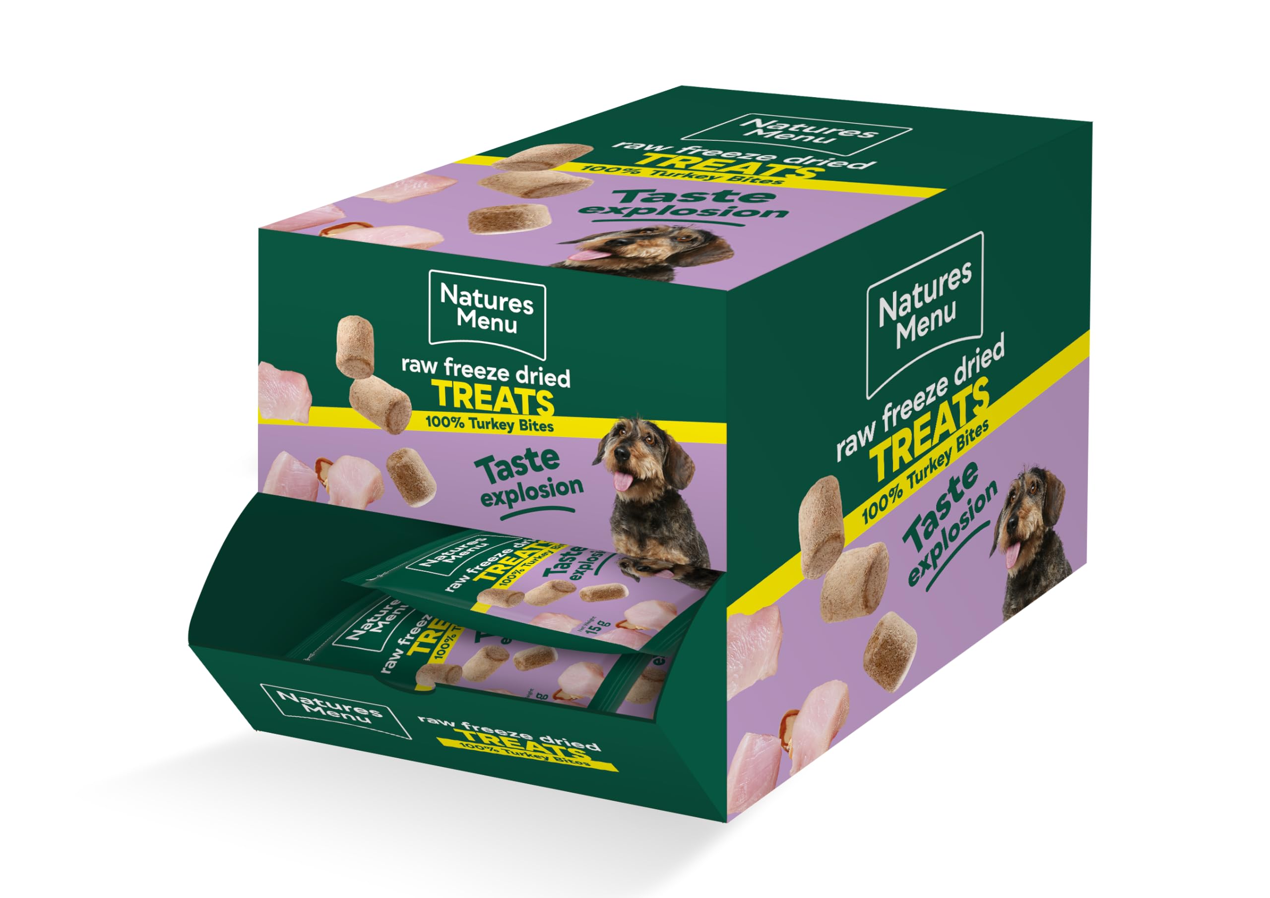 Natures Menu Raw Freeze Dried Treats - Turkey - 20 x 15g