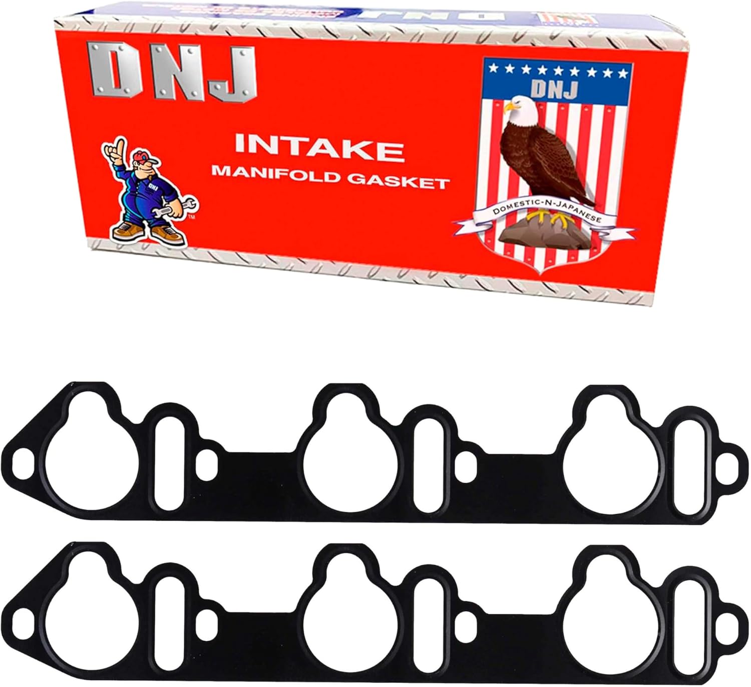DNJ IG634 Intake Manifold Gasket Set for 1996-2004 Infiniti, Mercury, Nissan Frontier, Pathfinder, Quest 3.3L V6 12V SOHC 3275cc