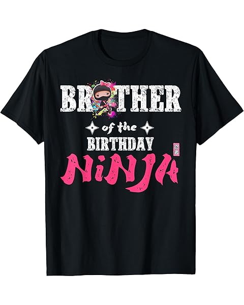 Brother of The Birthday Ninja T-Shirt