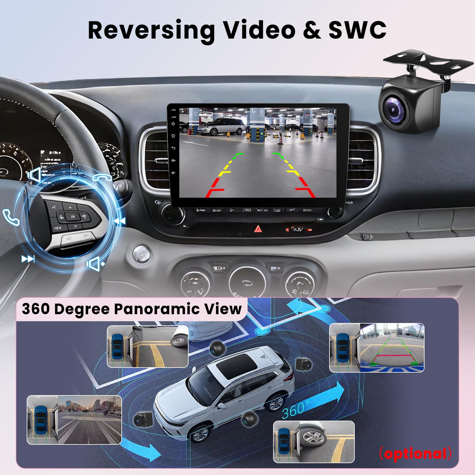 Amazon.com: Hodozzy [6G+128G] Car Stereo Double Din, 10 Inch IPS