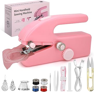 Handheld Sewing Machine, Dual Speed Portable Stitch for Beginners