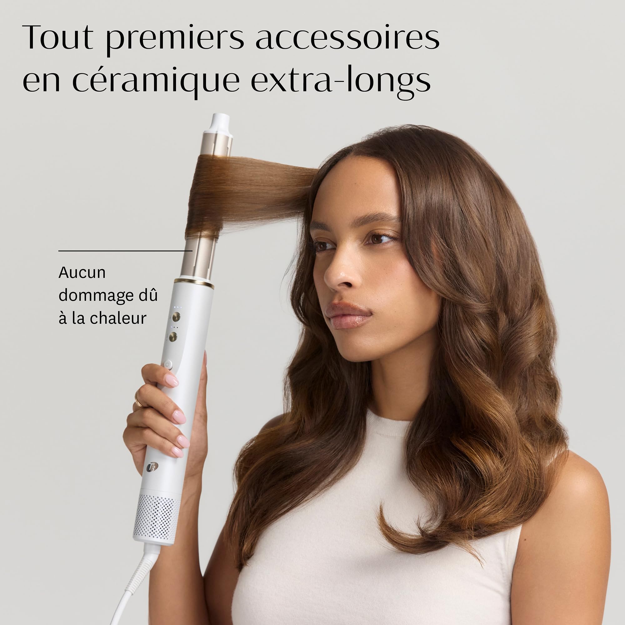 T3 Aire 360 Kit brosse soufflante avec accessoires de bouclage en céramique, brosse ovale et concentrateur pour le séchage - pour tous types de cheveux.