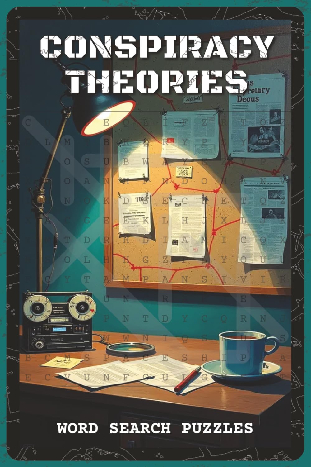 Conspiracy Theories Word Search Puzzles: Word Search Puzzles with Easy to Read about Mysteries, Legends, and Secret Lore | 6x9 inches, 110 pages | 55 ... for Mystery Fans, Thinkers, and Puzzle Lovers