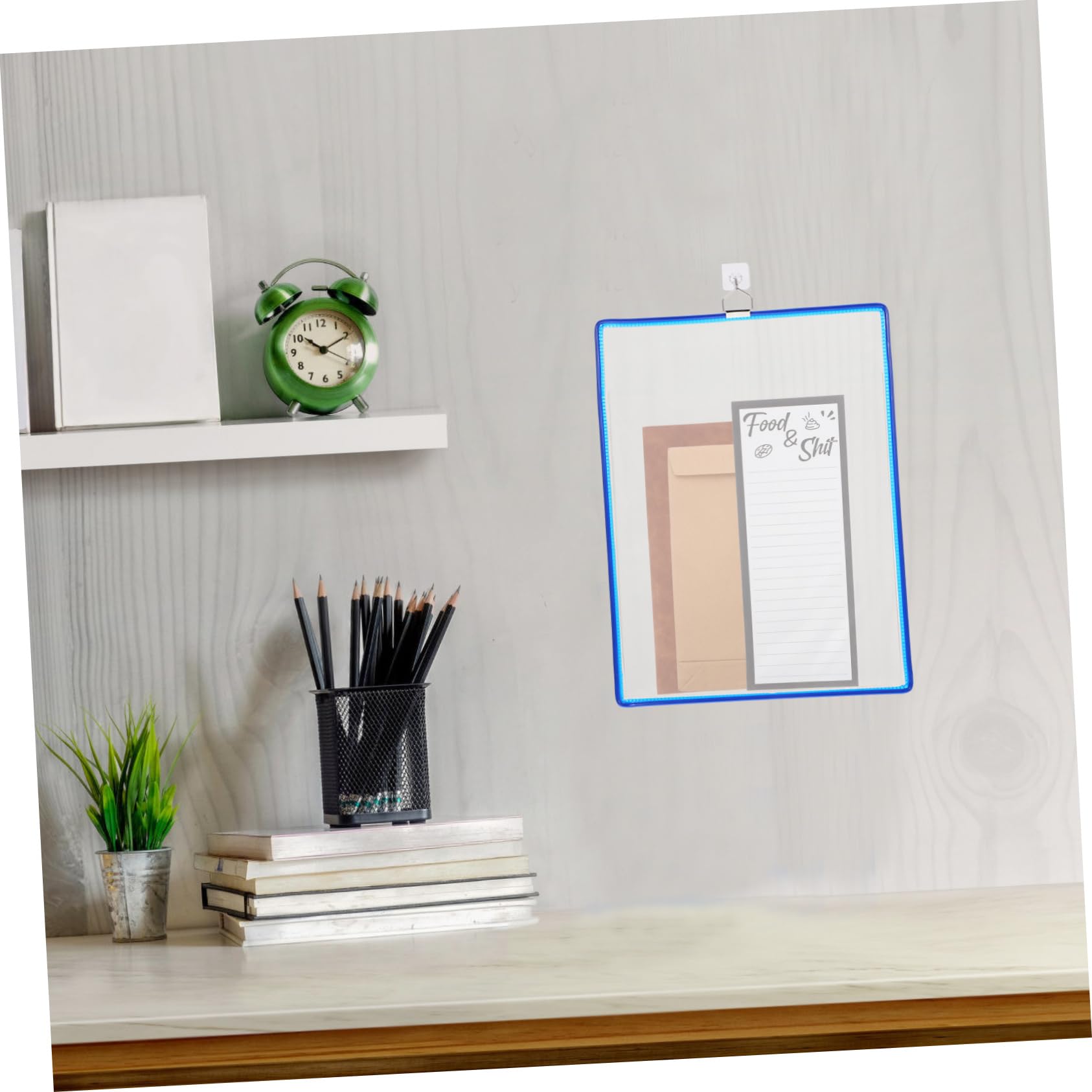 4 Pezzi Scatola Portadocumenti Sospesa A Parete Portadocumenti Multiuso Cartella in Plastica Contenitore Portadocumenti Sospeso A Parete Per Ufficio Domestico