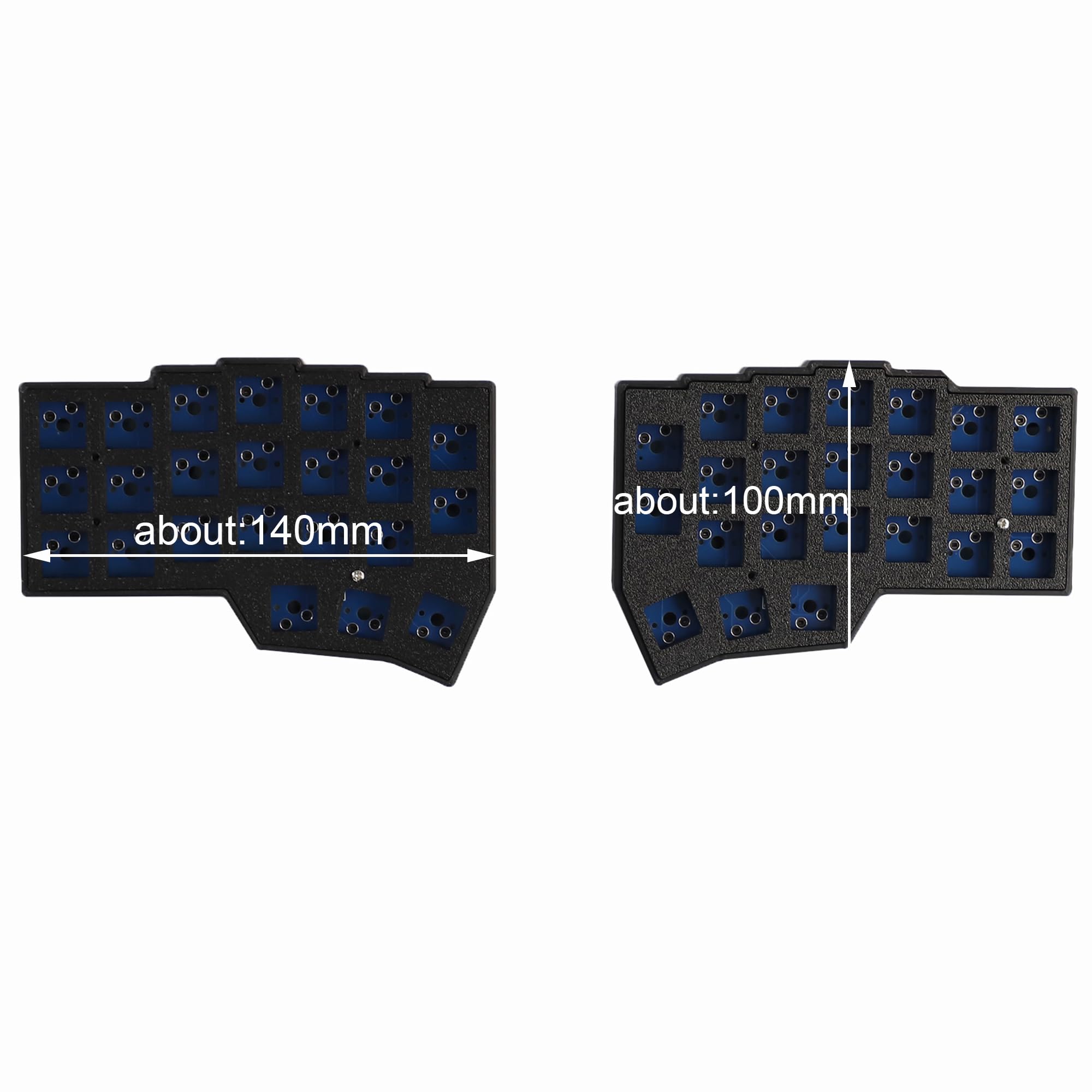 YMDK Corne V4 Tastiera Wireless Split 2.4Ghz 46 Tasti Ergonomico Hotswappable Layout 40% Flacone in Resina 3D Tutti I Tasti Programmabili Mini Kit Tastiera Da Gioco Indipendente