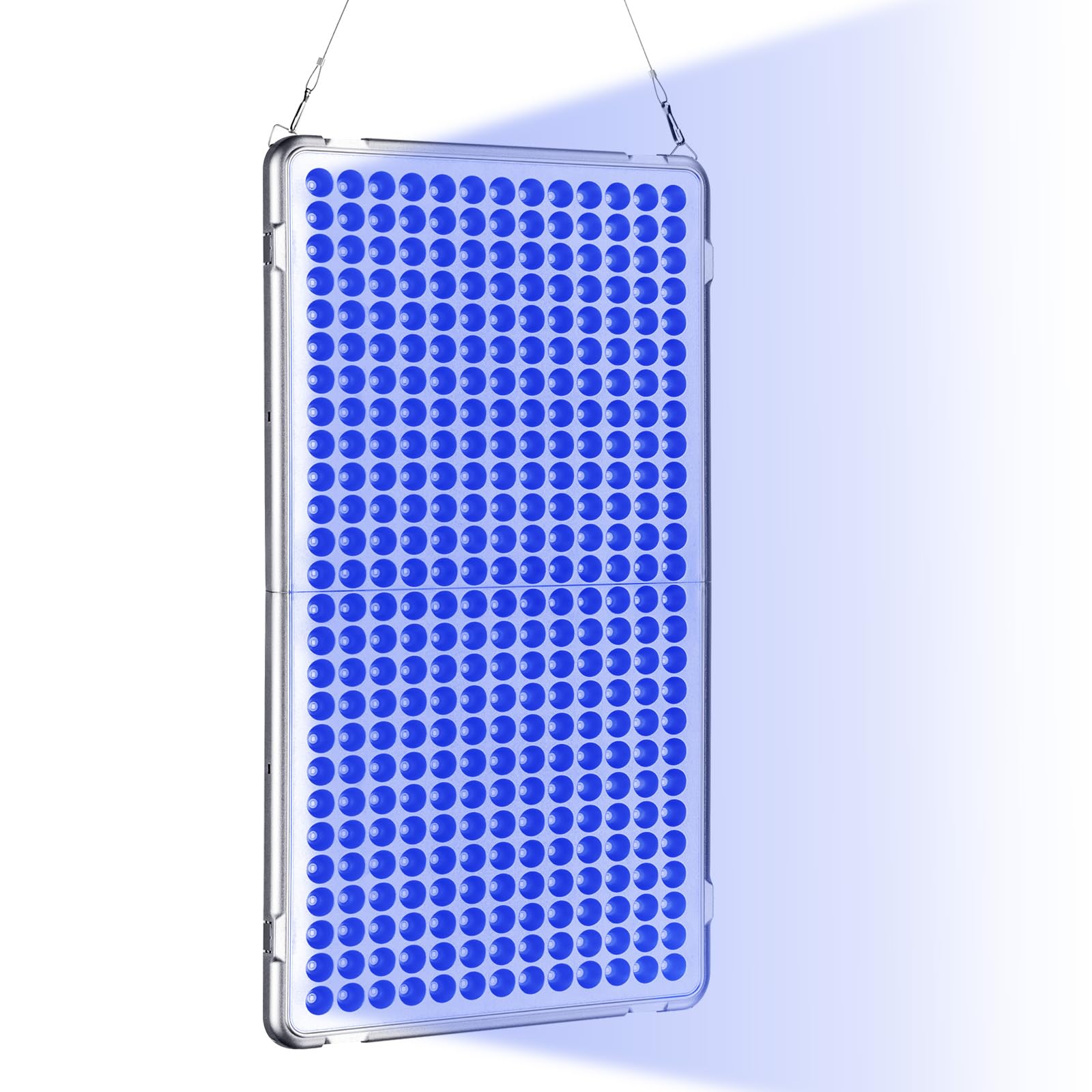 Lampe de bronzage 48 W avec 338 LED, solarium portable pliable pour visage et corps, protection pour les yeux