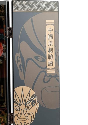 Miniatura 12 de TJ Global Mini arte chino tradicional de 6 paneles de 9.5 pulgadas de alto para decoración del hogar, lacado decorativo, decoración del hogar, laca,