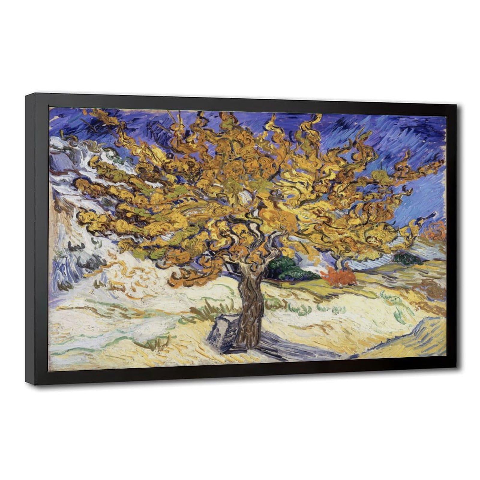 Toile Van Gogh The Mulberry Tree tableau imprimé cadre suspendre déco salon grand format - 8