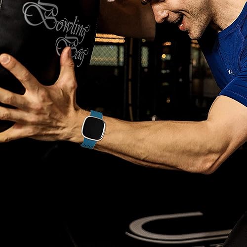 Miniatura 9 de Maledan Compatible con correas Fitbit Sense 2 y Fitbit Versa 4, para mujeres, hombres y niñas, correa de repuesto con estampado de flores para